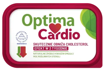 Optima Cardio - skutecznie obniż cholesterol już w 3 tygodnie z klasyczną Optimą Cardio