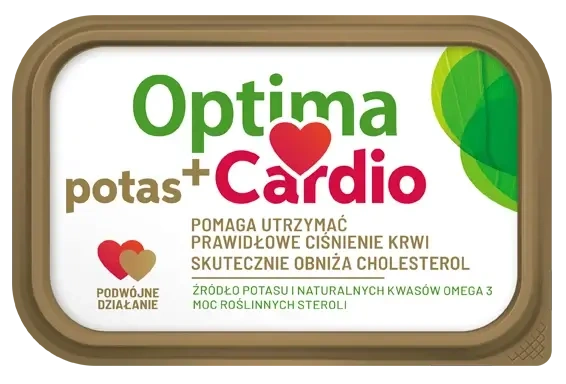 Optima Cardio + Potas - skutecznie obniż cholesterol już w 3 tygodnie z margaryną Optima Cardio