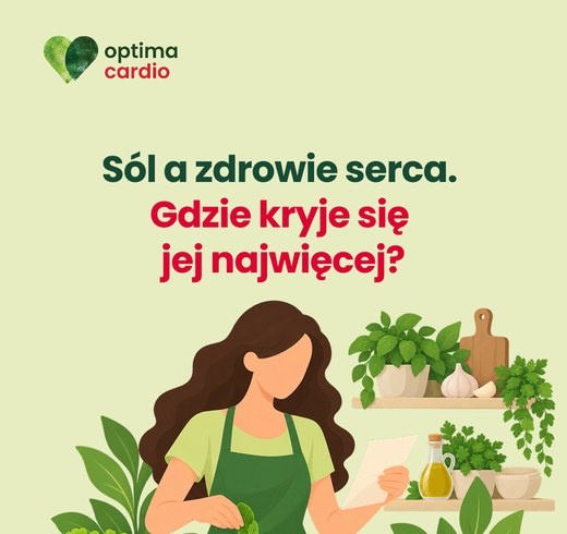 Sól a zdrowie serca – gdzie kryje się jej najwięcej – infografika