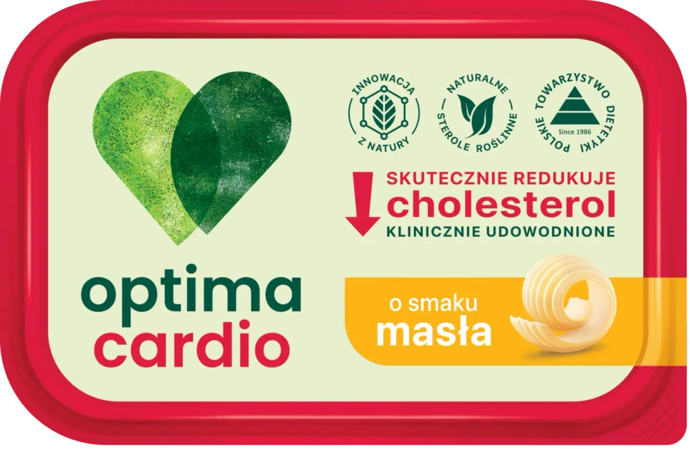 Opakowanie Optima Cardio o smaku masła
