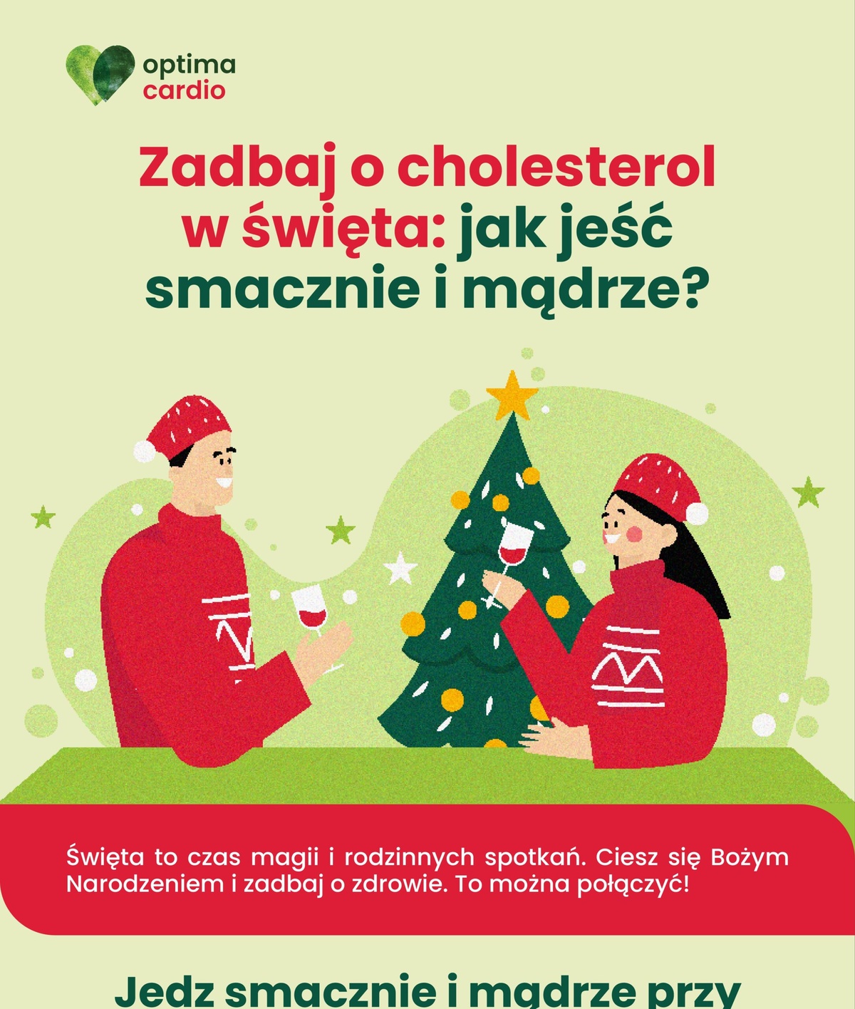 Zadbaj o cholesterol w święta: jak jeść smacznie i mądrze? – infografika